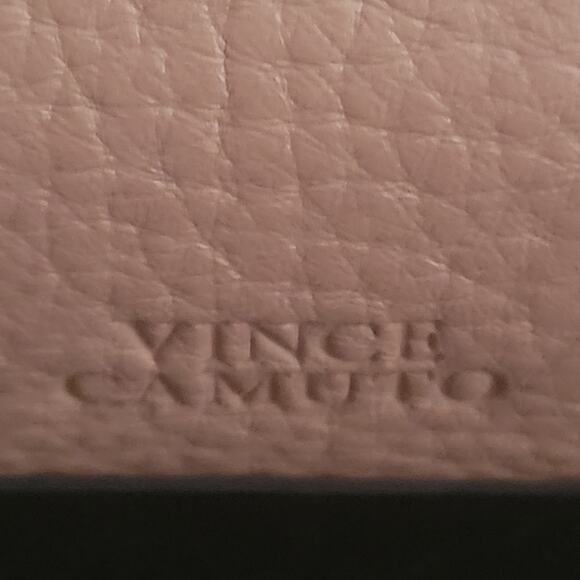 Vince Camuto Mixed Media Leather Tote Purse Lauri Potters Rock Shoulder Strap - Picture 6 of 16